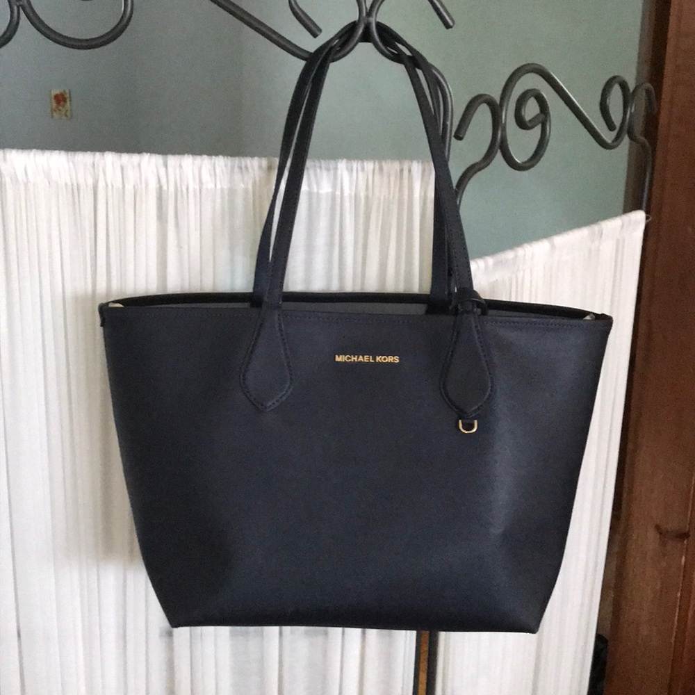 Michael Kors candy reversible navy tote